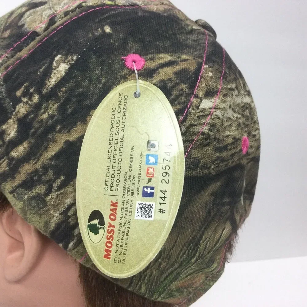 Signatures Mossy Oak Camo hat Ladies‎ Womens hunting fishing Baseball hiking cap